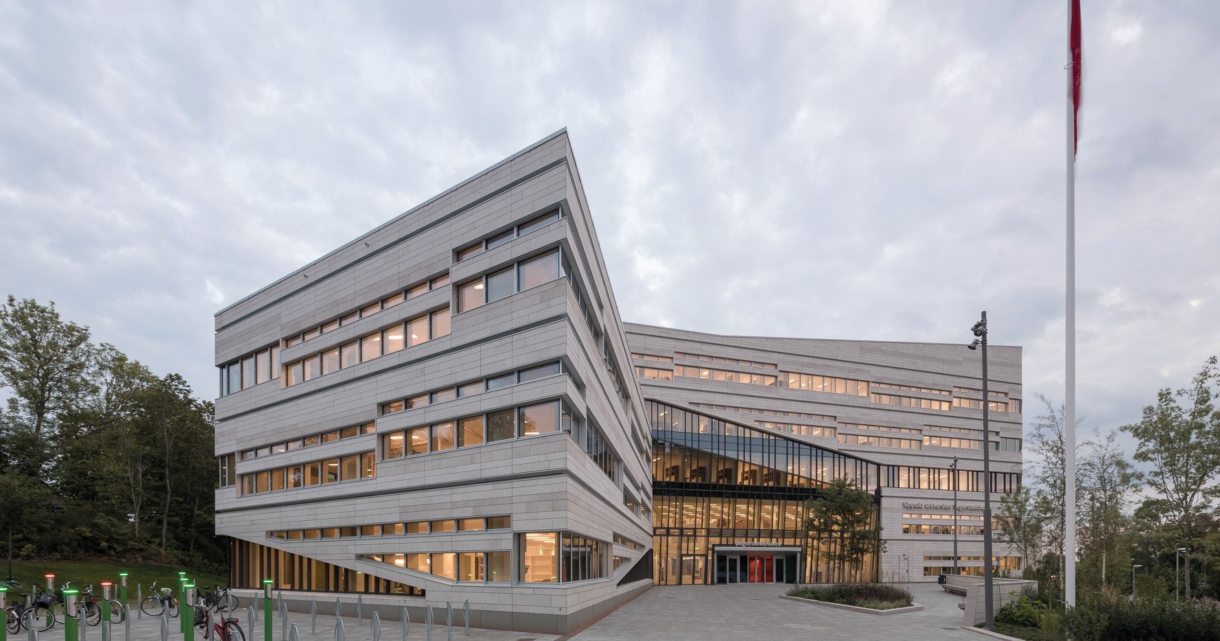 NEW MODERN SCHOOL BUILDINGS: SEGERSTEDTHUSET EXTENSION, UPPSALA UNIVERSITY 全球新摩登校園 - 開放式中庭優化視野