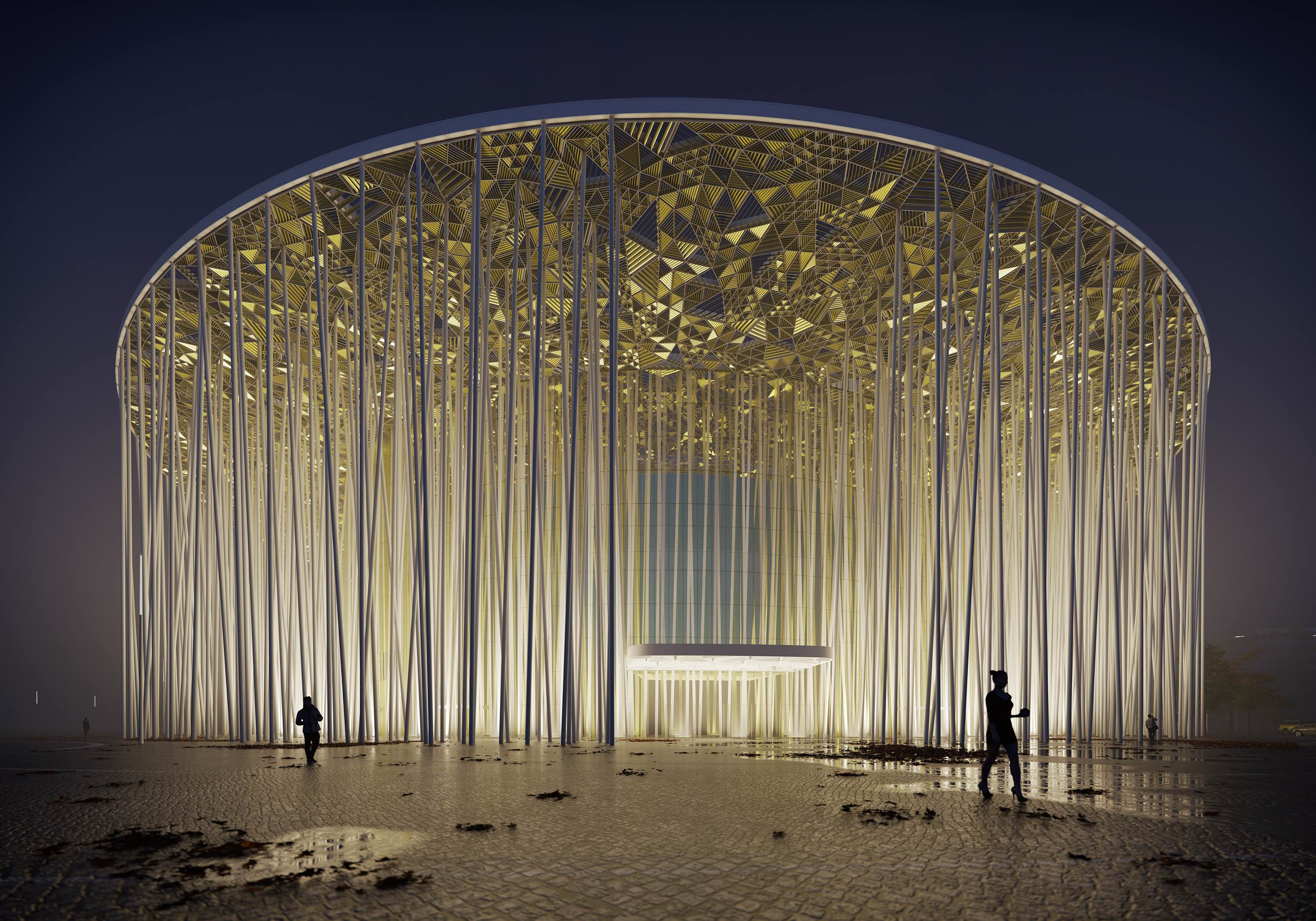 MODERN OPERA THEATRES: Wuxi TAIHU Show Theatre 劇院裡的藝術饗宴 - 超夢幻純白竹林