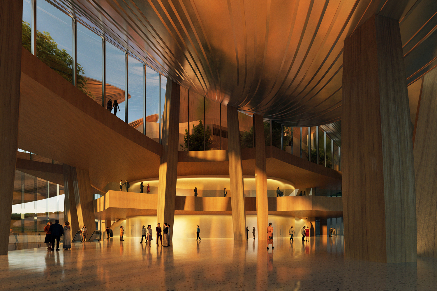 Anji Culture and Art Center 以竹葉為設計靈感