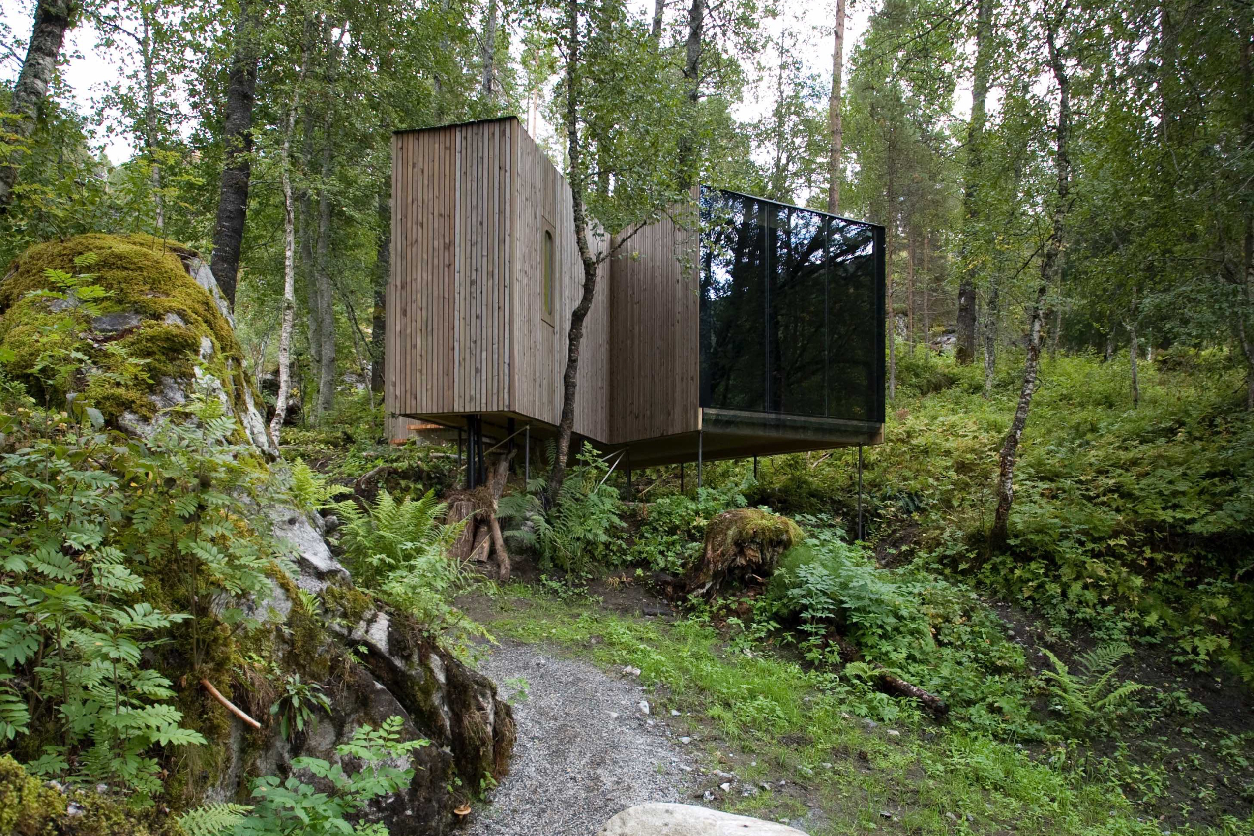 GRACEFUL STYLE WITH BAMBOO & WOOD: Juvet Landscape Hotel 素直,竹與木的空間神情 - 北歐現代精靈居所